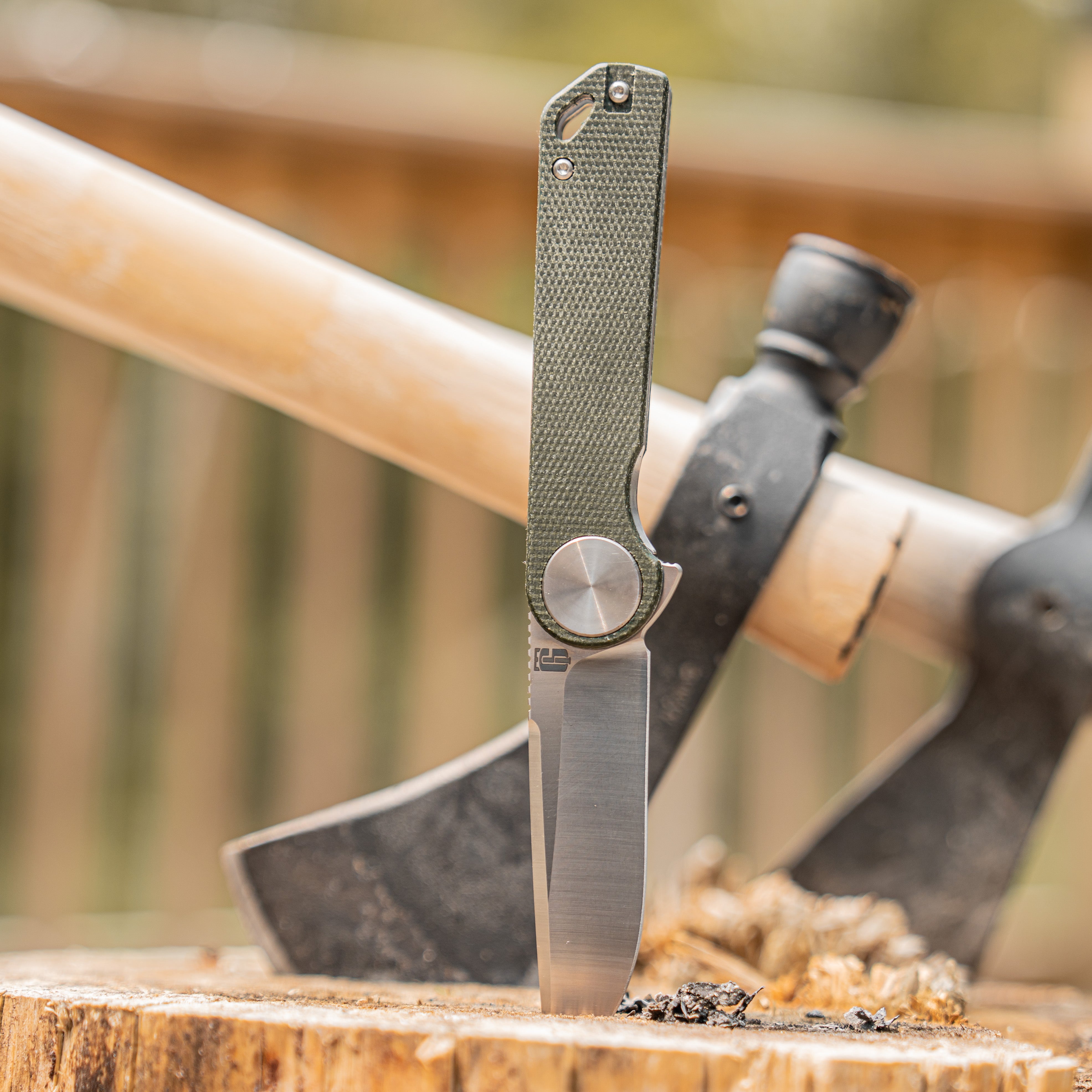 The Tatle Gear Tiny Titan Chopping Wood