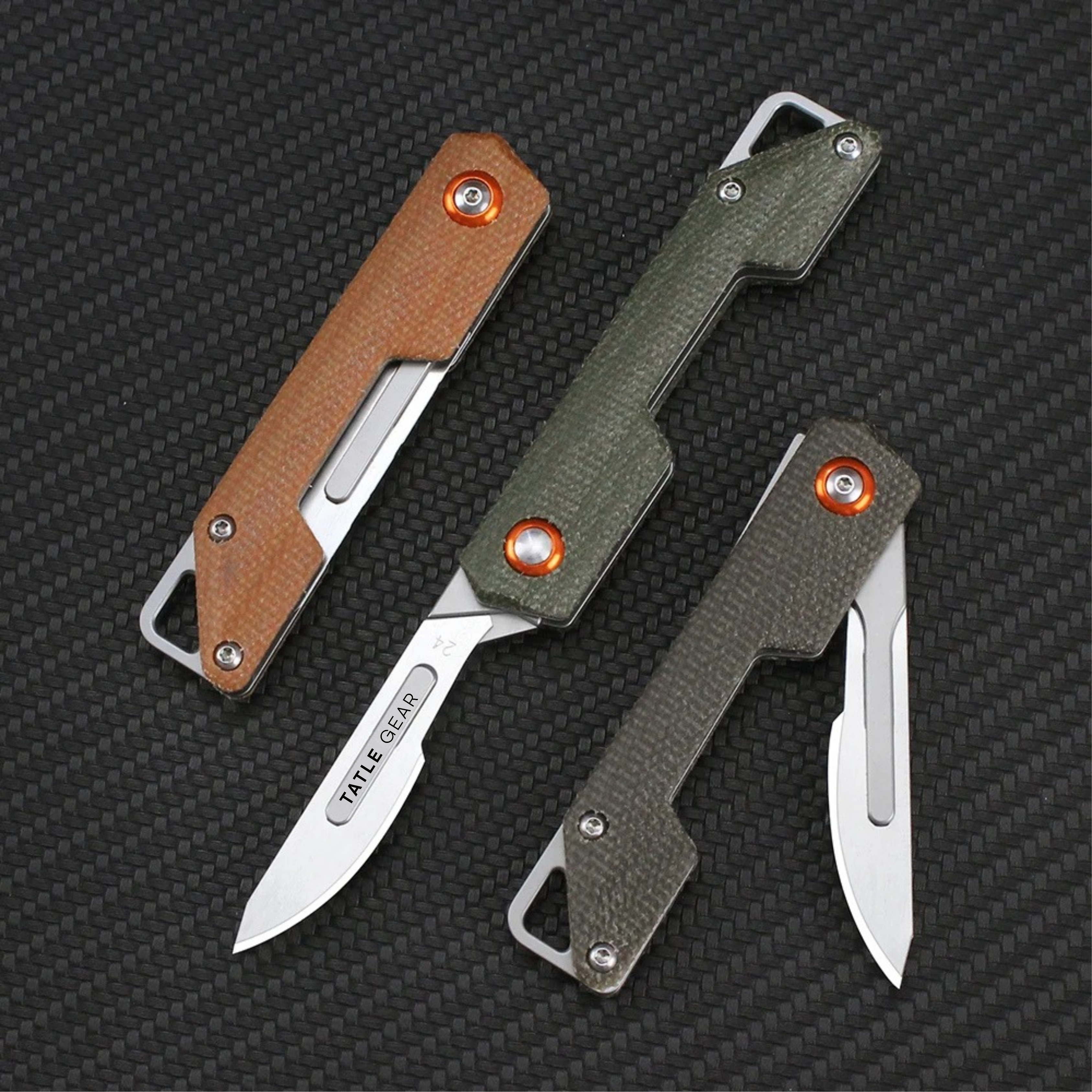 The Tatle Gear™- Whitetail Scalpel Knife + 10x Replacement Blades