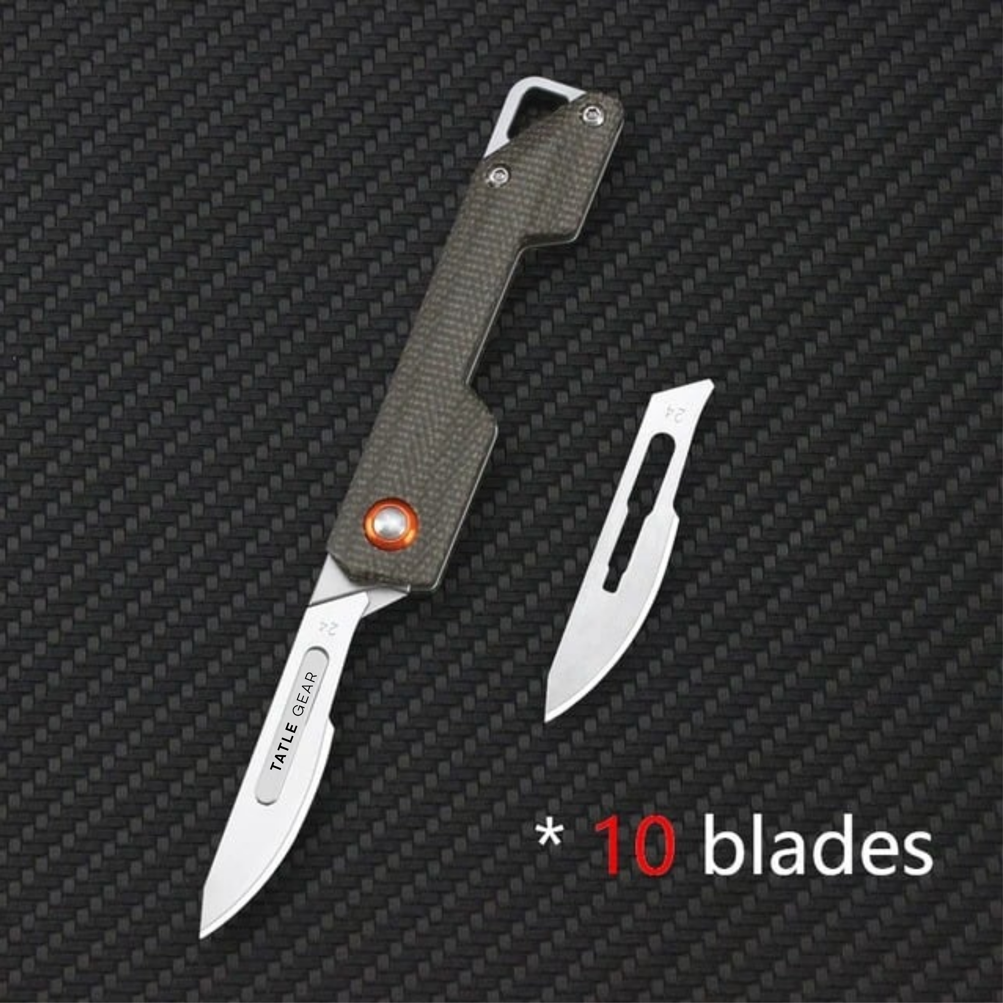 The Tatle Gear™- Whitetail Scalpel Knife + 10x Replacement Blades