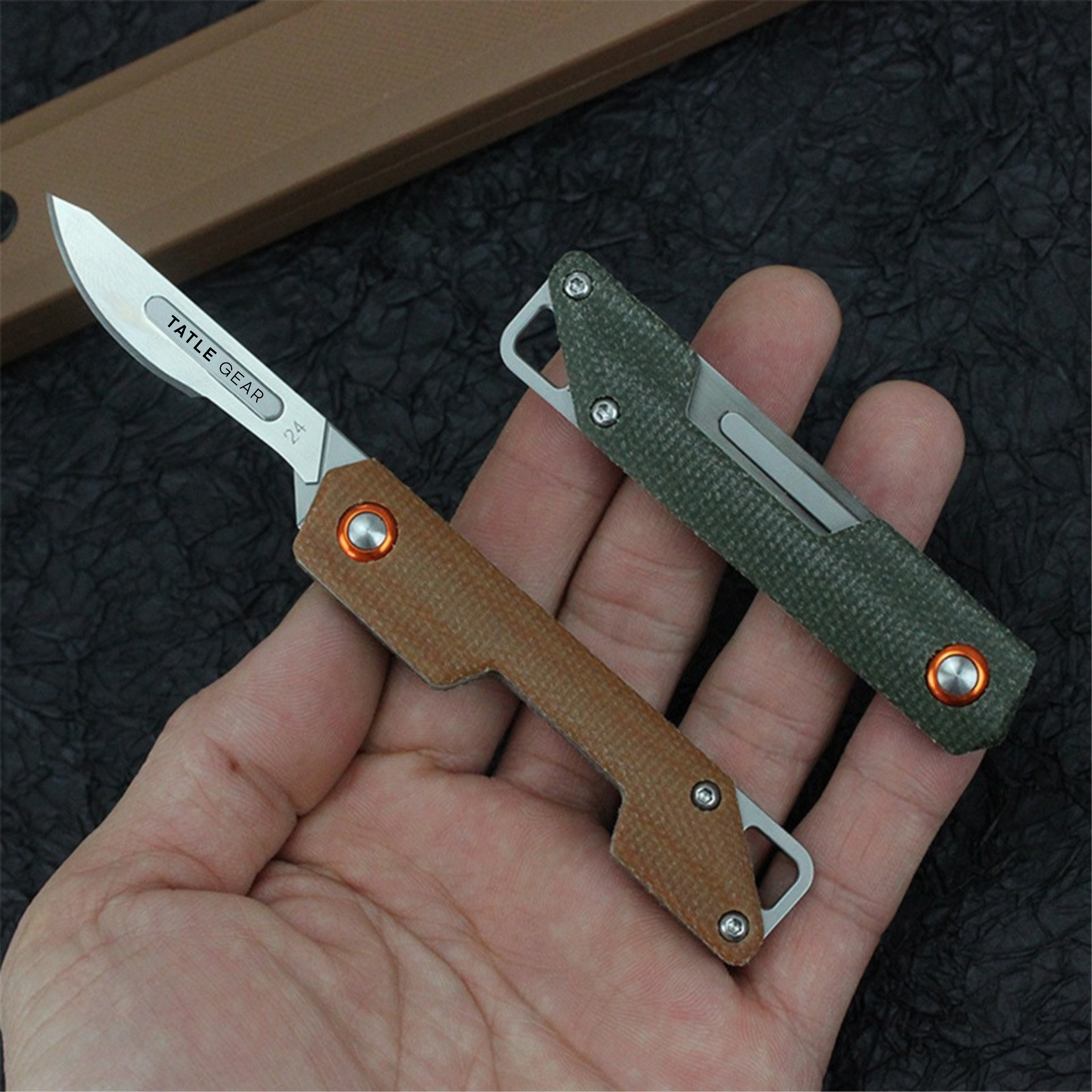The Tatle Gear™- Whitetail Scalpel Knife + 10x Replacement Blades