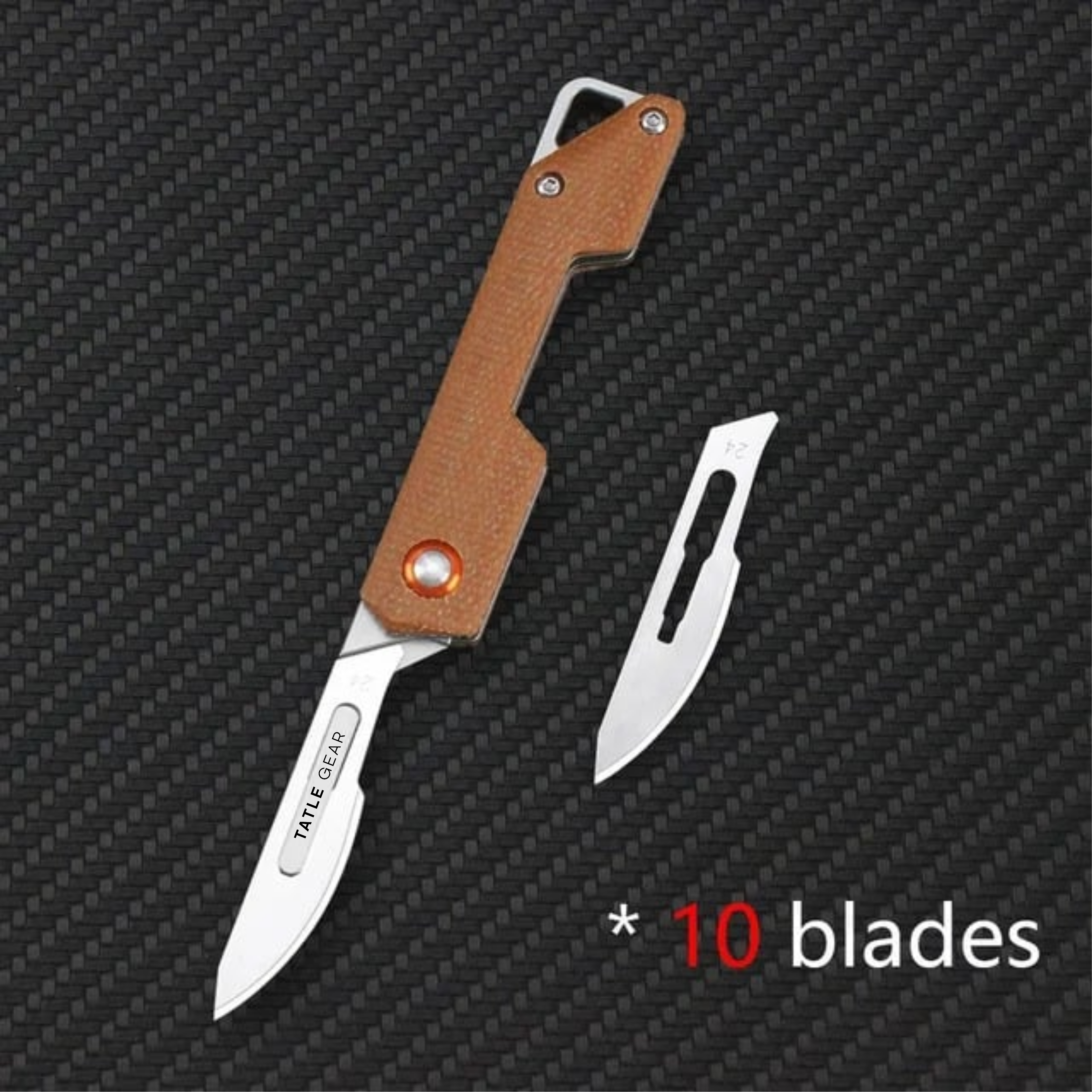 The Tatle Gear™- Whitetail Scalpel Knife + 10x Replacement Blades