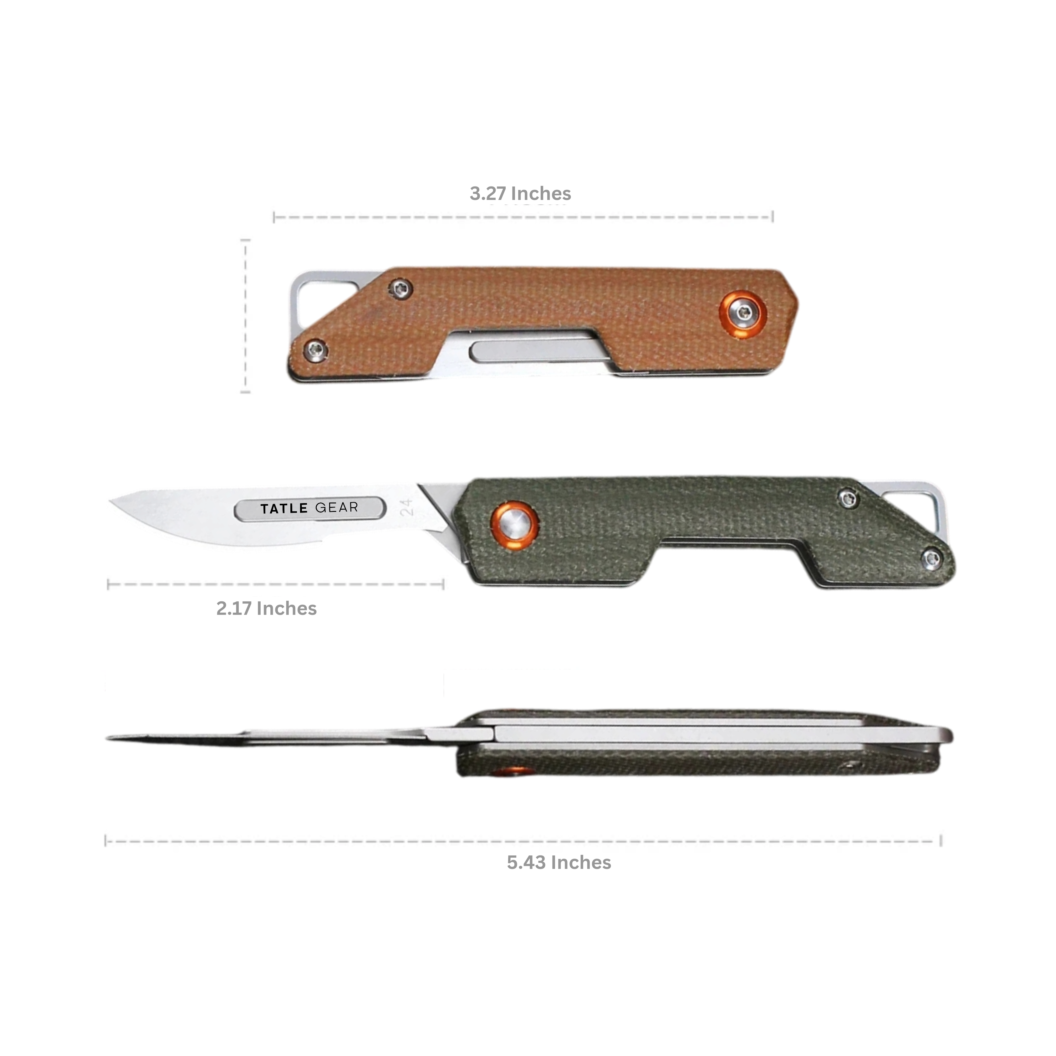 The Tatle Gear™- Whitetail Scalpel Knife + 10x Replacement Blades