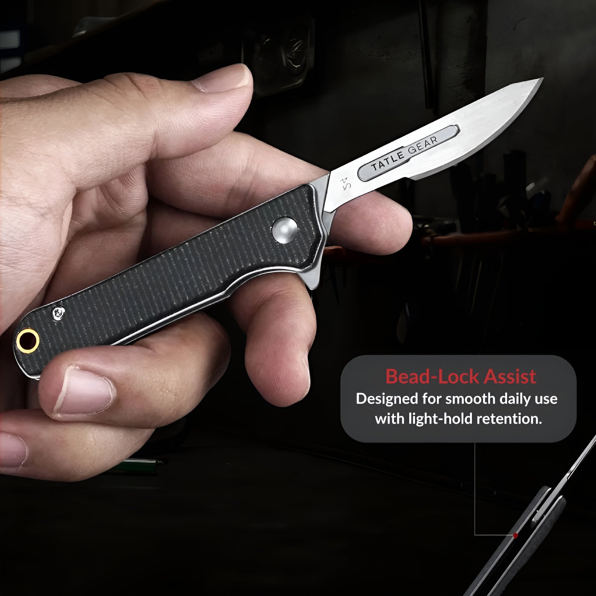 The Tatle Gear™- Shrike Scalpel Knife + 10x Replacement Blades