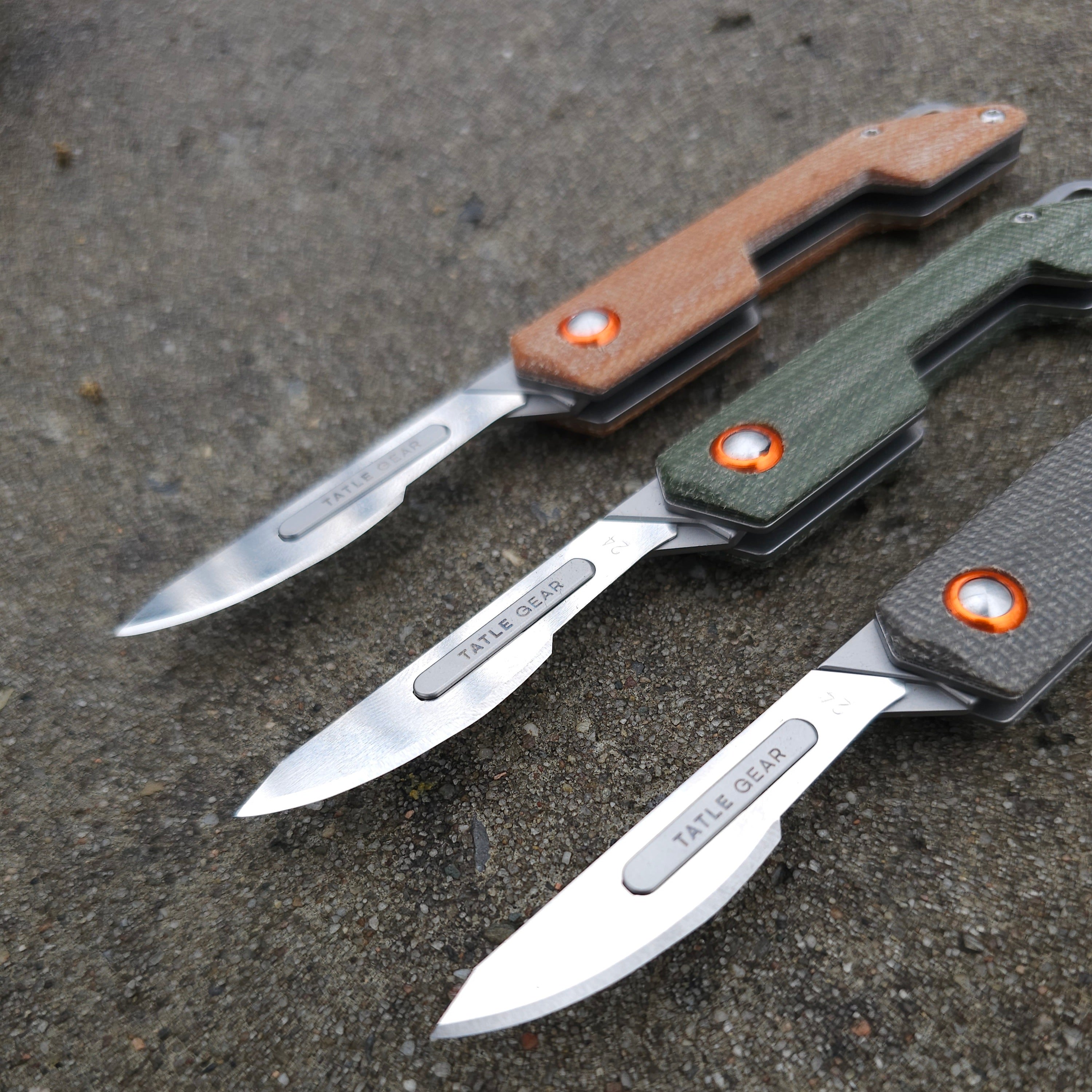The Tatle Gear™- Whitetail Scalpel Knife + 10x Replacement Blades