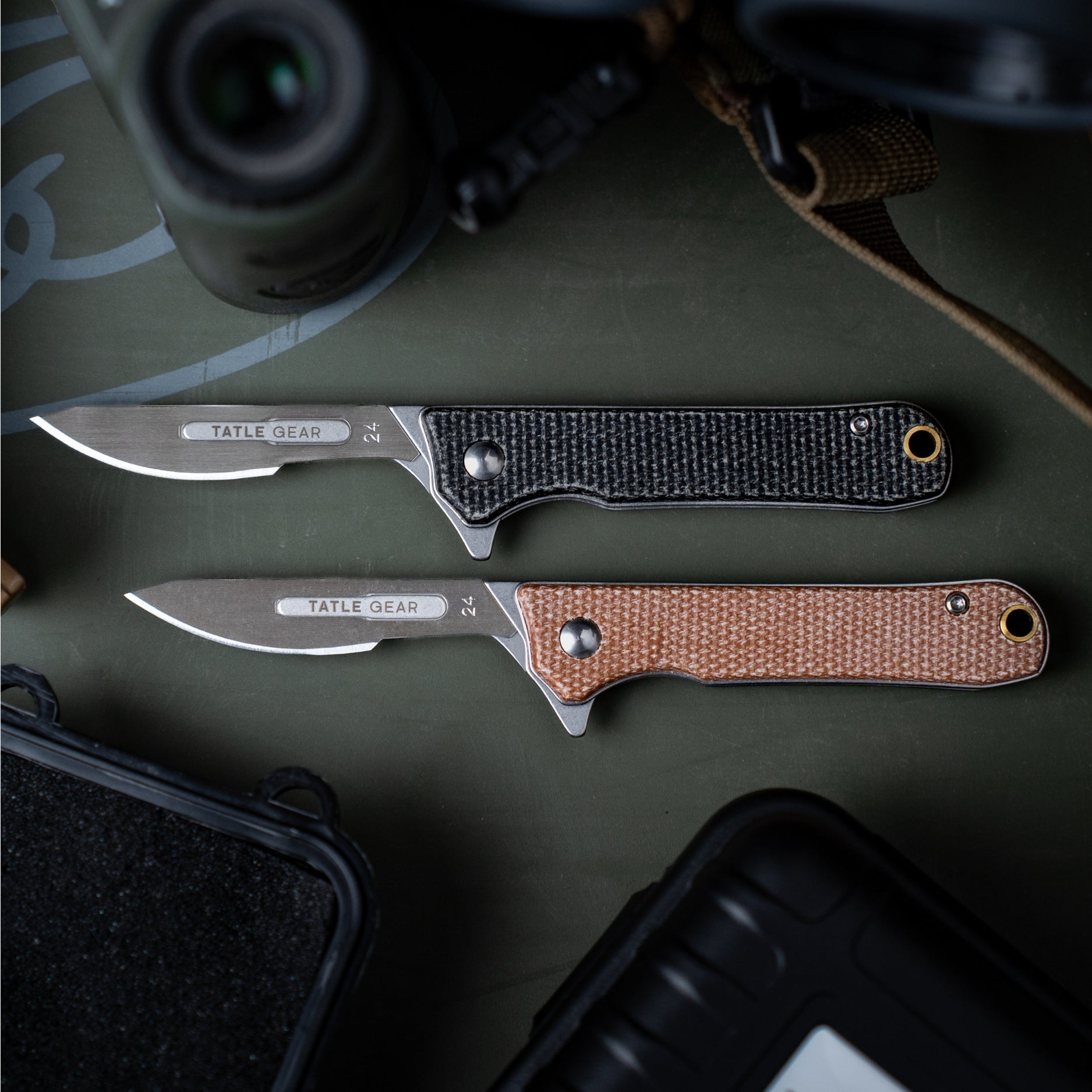 The Tatle Gear™- Shrike Scalpel Knife + 10x Replacement Blades